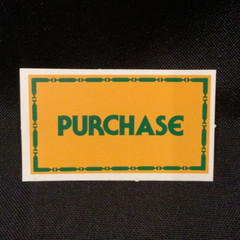 Games Workshop Talisman 2nd Ed Game Official Extra/Replacement PURCHASE Card x1