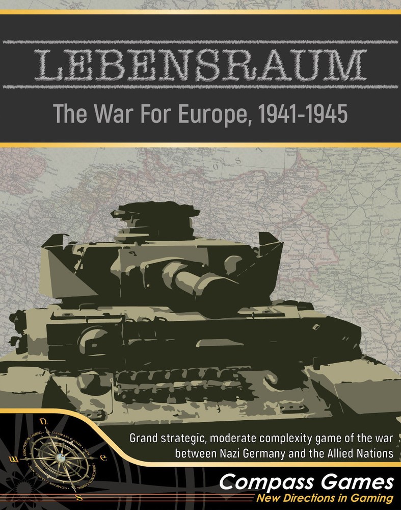 Compass Games Lebensraum! The War for Europe 1941-1945 NISW Fast Shipping