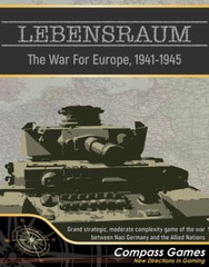 Compass Games Lebensraum! The War for Europe 1941-1945 NISW Fast Shipping