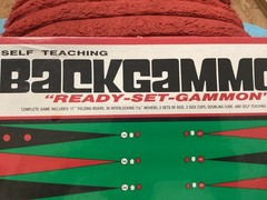 BACKGAMMON “READY-SET- GAMMON” SELF TEACHING SEALED!!! GAME! STYLE 424/ FREE P&H