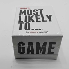 Who’s Most Likely to… A Party Game  2014 Card Game New In Box Still Sealed