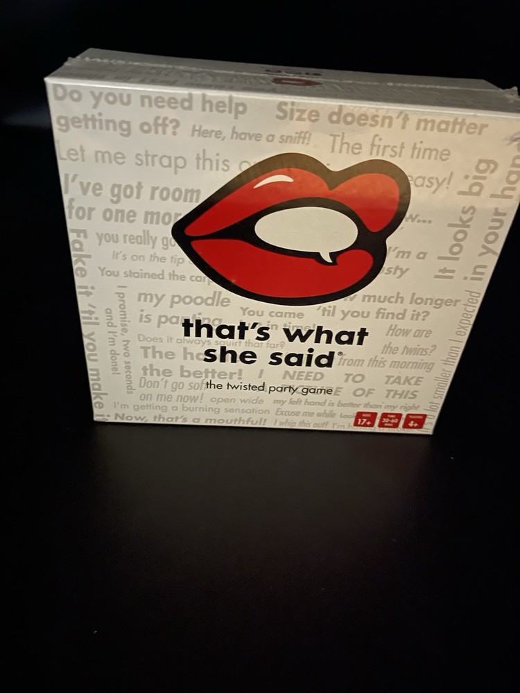 That’s What She Said Humor Party Game 17+ Sealed/New
