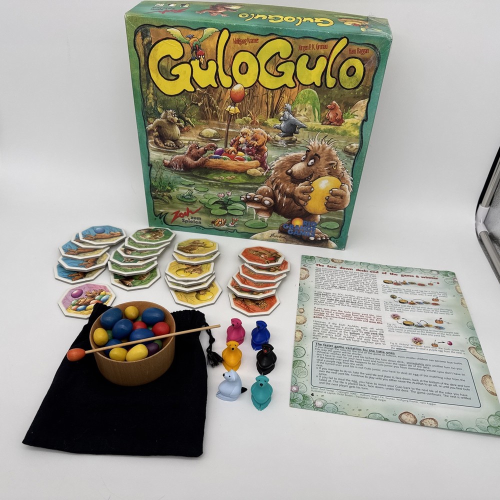 GuloGulo Board Game – 2003 – Rio Grande Games – Zoch Zum Spielen – 100% Complete