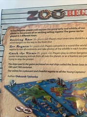 Zoo Regatta 3in1 Family Board Game 4-12 Years 2-4 Players