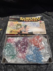 SAMURAI SWORDS Milton Bradley Board Game 4720 Sealed Parts Open Box