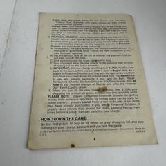 Vintage Bargain Hunter Board Game Replacement Instruction Manual ONLY