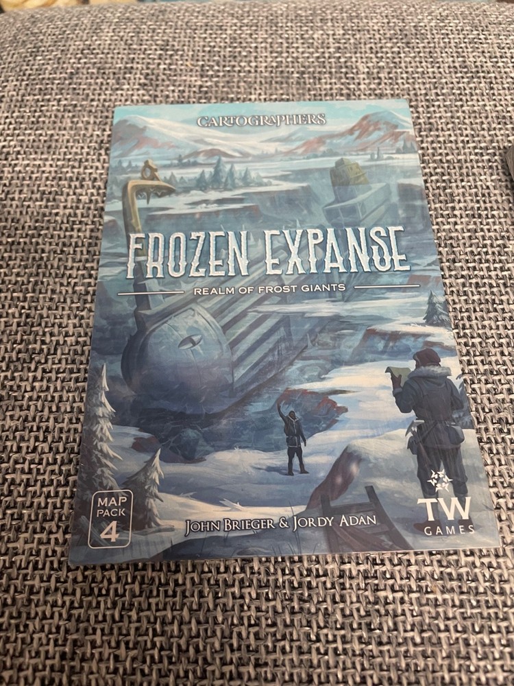 Thunderworks Games Cartographers Frozen Expanse Realm Of Frost Giants Map Pack 4