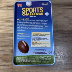 University Games Sports Challenge for Kids Board Game Complete Family Fun