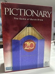 Pictionary 20th Anniversary Edition Board Game Family Hasbro – 100% Complete