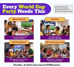 2026 World Cup Soccer Trivia Card Game, Nations & Icons – 150 Quiz Questions,…