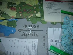 Victory Wargame Across 5 Aprils Bagged Complete ACW 1992