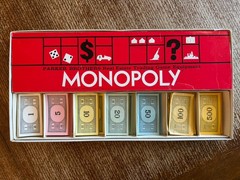 Vintage 1961 Monopoly Board Game Parker Brothers Classic Original COMPLETE Set
