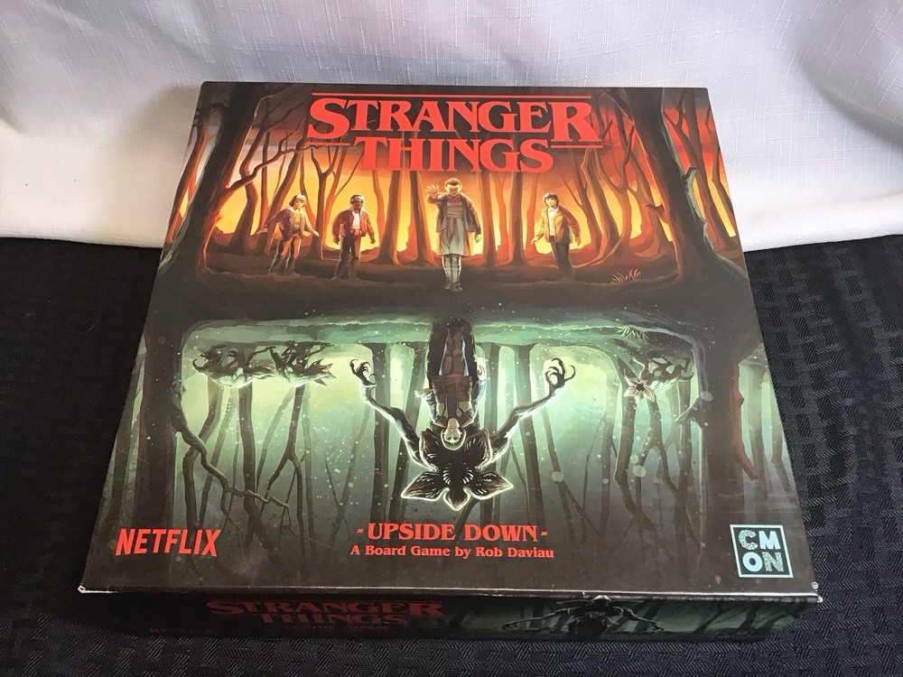 Stranger Things Upside Down Board Game Netflix CMON – 2023 Rob Daviau Complete