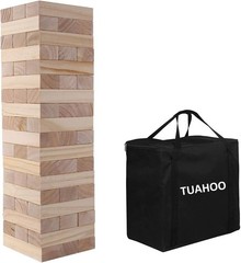 Outdoor Games Giant Tumble Tower (Stacks to 4+ Feet), Large Tumbling Timber, …