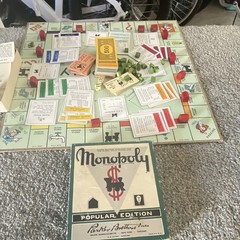 1940S Or 50 Monopoly Game It Appears To Be Complete Lots Of Fun For Everyone