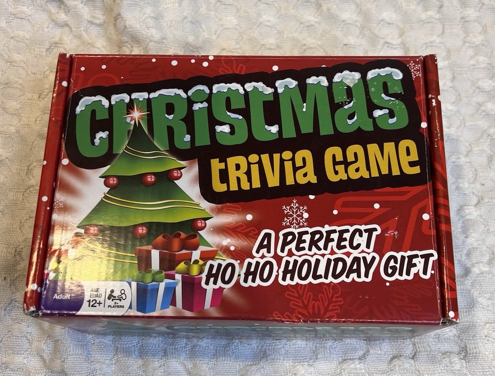 2015 Outset CHRISTMAS TRIVIA GAME EUC Complete A Perfect Holiday Gift