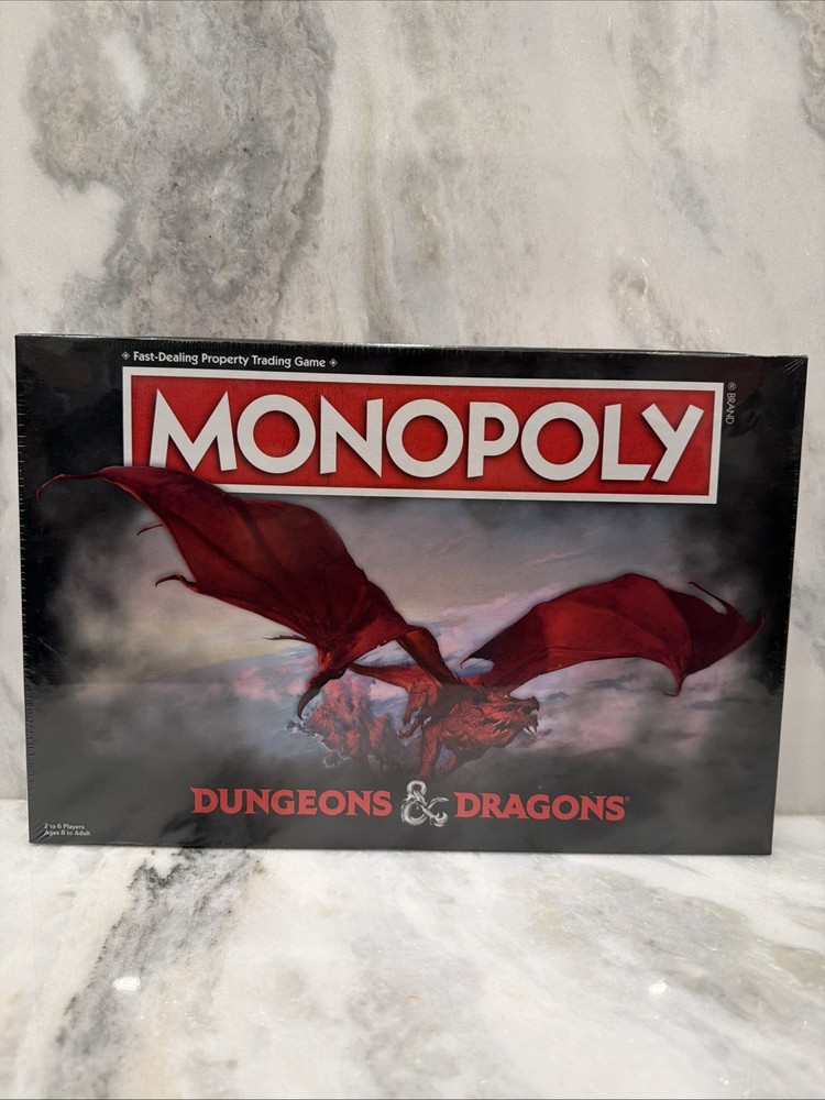 USAopoly Dungeons and Dragons Monopoly Board Game USAopoly Hasbro NEW