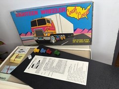 Vintage 18 Wheeler Coast to Coast Board Game 1986 DMP Eighteen 1978 Big Rig