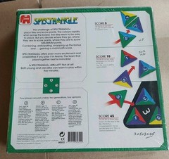 Rare Jumbo Spectrangle Board Educational Game New Sealed
