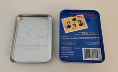 The Original LCR Left Center Right Dice Game Blue Tin George & Company NEW