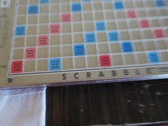 Vintage SCRABBLE GAME 4034 complete Deluxe edition Milton Bradley ROTATING 1989