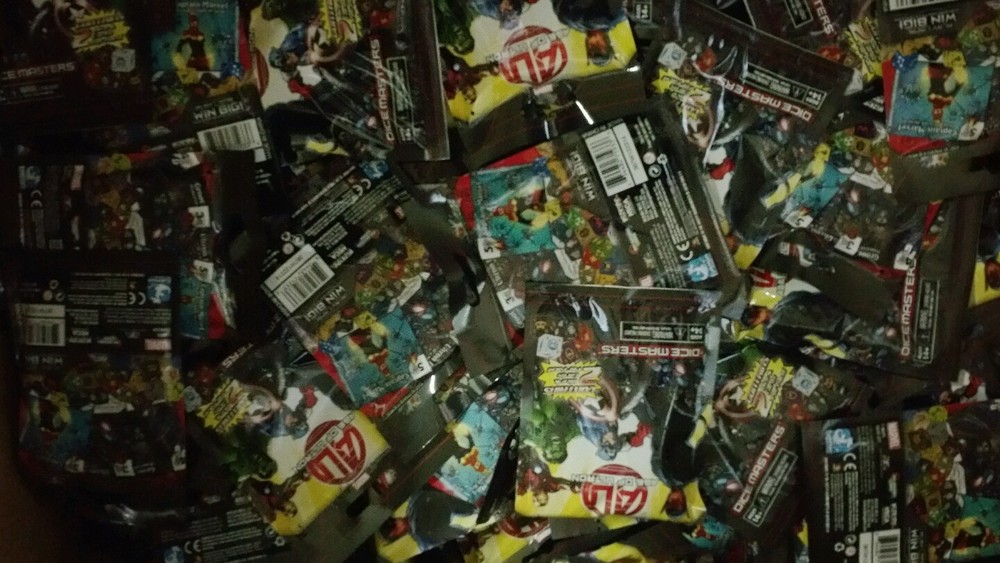 Marvel Age Of Ultron Dice Masters Gravity Feed Case Box Lot 90 ct packs L@@K