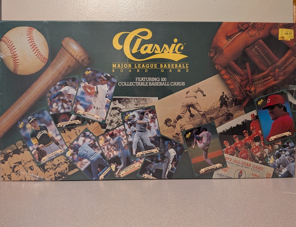 1987 FACTORY SEALED CLASSIC Major League Baseball Board Game. New!
