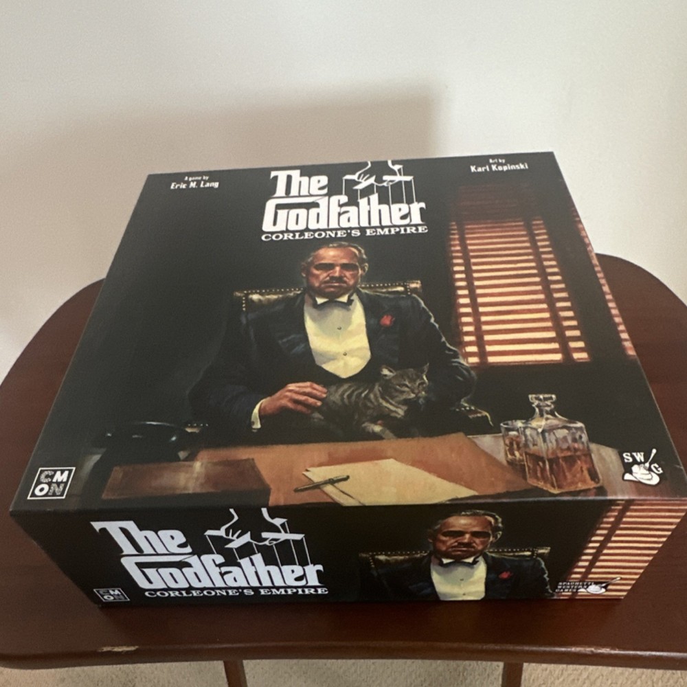 CMON The Godfather Corleone’s Empire Board Game, Ages 14+, 2+ Players, Miniatur…