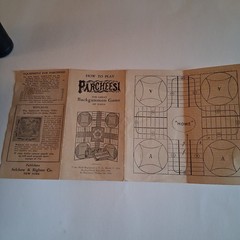 Antique 1929 Parcheesi Game in Box Popular Edition of India Directions Included