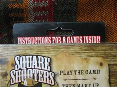 Square Shooters Dice Game Deck of Cards On Dice OS sealed 2011