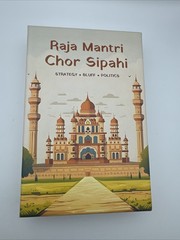 Raja Mantri Chor Sipahi Board Game for Adults | Light Strategy | Bluffing