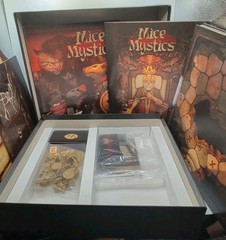 UNPUNCHED UNPLAYED MICE & MYSTICS FANTASY BOARD GAME PLAID HAT JERRY HAWTHORNE
