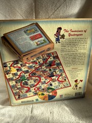 2004 Milton Bradley Chutes & Ladders Nostalgia Game Series,wood Box Shelf Editio