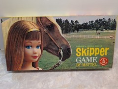 Vintage 1964 Mattel Barbies Little Sister Trains Her Horse Board Game