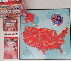 American Trivia Family Edition Board Game US History Geography Kids Adults 9+