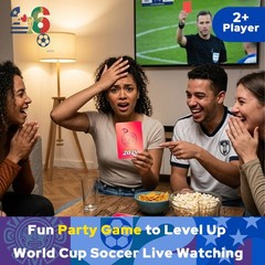 2026 World Soccer Live Watch Party Game – 120 Challenges & Questions Interact…