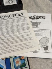 100% COMPLETE! MONOPOLY FAMILY GUY COLLECTOR’S EDITION BOARD GAME PEWTER PIECES