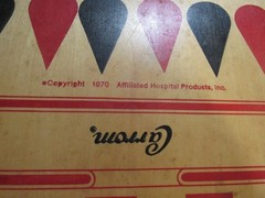 Vintage 1970 Carrom Game Board Model No. 108 Original Box Incomplete AS IS