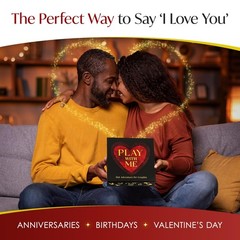 Spicy Date Night Couples Game – 300 Fun Dares & Conversation Cards for 2 Players