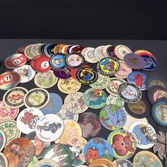 Vintage 1990s-2000s POG Collection Binder Over 400 pcs With Various Designs-READ