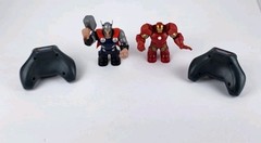 Marvel Battle Masters Thor & Iron Man Hasbro 2013 Handheld Fun 5″ Rock Sock Em