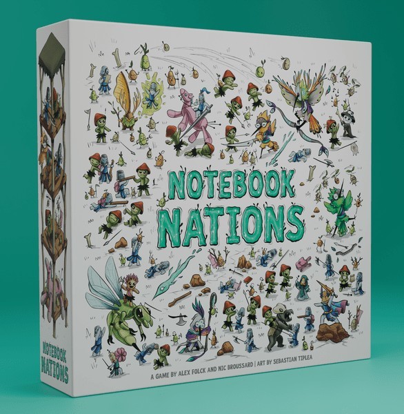 Notebook Nations + Mini Expansion Boardgame