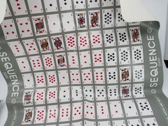 SEQUENCE Giant Game Edition Cushioned Mat Cards Oversize Chips Complete