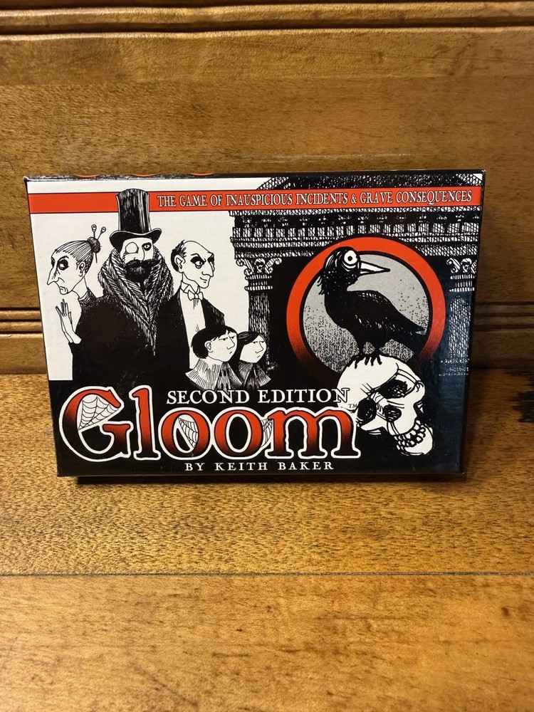 Gloom Second Edition Card Game Keith Baker Atlas Games Complete Clean