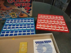 1987 MILTON BRADLEY GUESS WHO ? GAME 4800 ( complete ) ^