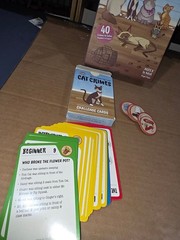 Cat Crimes ThinkFun Logic Game Single Player Ages 8+ Cardboard Cat Tokens 2017