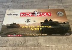 2002 United States Army Edition Monopoly Board Game – Complete – Pre-owned
