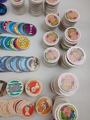 Vintage Mixed Lot of Pogs Milk Caps From the 90s