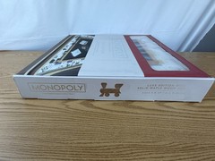 Monopoly Luxe Edition Solid Maple Wood Cabinet Premium WS Game Company Open Box