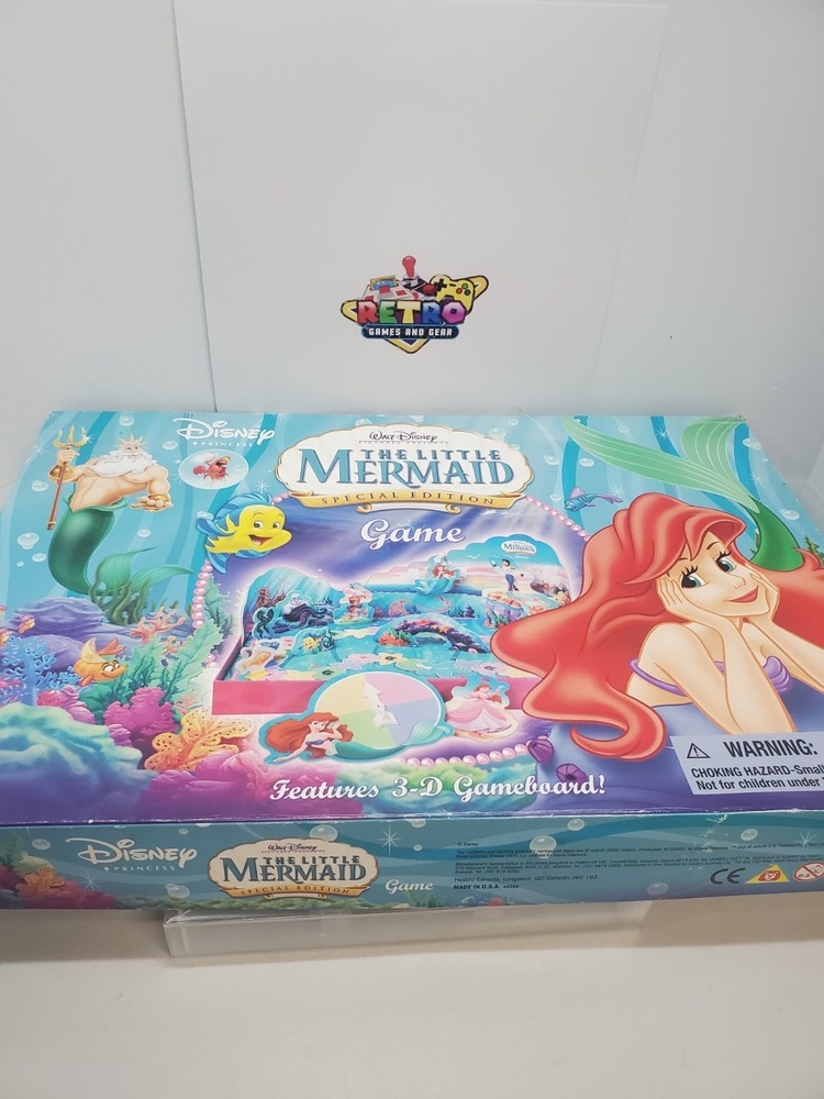 2005 The Little Mermaid Walt Disney 3D Special Edition Board Game – Lots Of Fun!